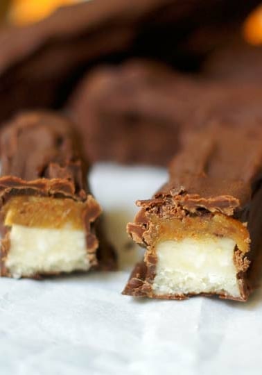 No bake Twix bars