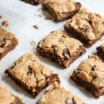 peanut butter chocolate chip blondies